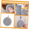 Beavorty 10pcs Non-Scratch Dish Scrubber Sponges Round Kitchen Cleaning Cloths