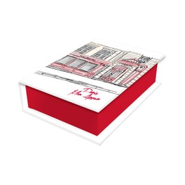 Clairefontaine Moulin Rouge 812447C Small Rectangular Boxes 9.5 x 6.5 x 3 cm Assorted Motv Pack of 1