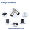 Voluty Tek XLR Male to 3 Pin XLR Microphone Adapter