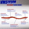 VMSIXVM Fishing Lures Bass Lures, Weedless Pre Rigged Bionic Sinking