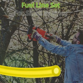 GARDEN SECRETS 4 Sizes Fuel Line Fuel Hose Replacement Fuel Tube for Lawn Mower String Trimmer Chiansaw Blower Power Tools with Small Engine