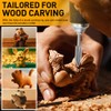 Wood Carving Drill Bits Set Compatible with Dremel Rotary Tool