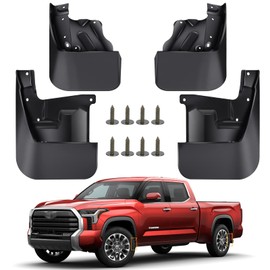 Mud Flaps Kit for 2024 Toyota Tundra Accessories 2022 2023 Mud Splash Guard Front and Rear 4-PC Set by TOPGRIL
