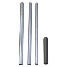 BestNest S&K Telescoping Purple Martin House Pole with Ground Socket, 15', Triangular Aircraft Aluminum, Durable & Easy to Install, Specifically for S&K Martin Houses