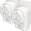 KOZUMUWAN Outlet Timer, 11 Hours, 15 Minutes, Dial Timer, 1500
