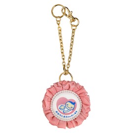 cocomam Maternity Rosette, Fluffy Key Chain, For All To Be Moms, Gift, Celebration, Baby, Made In Japan, Maternity Mark, Pink