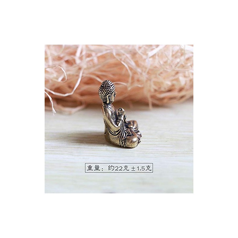 Dainichi Nyorai Buddha Statue Figurine Mini Chua Copper 3cm