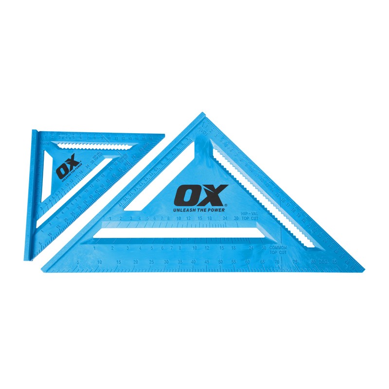 OX Tools Trade Roofing Plastic Rafters Square Set -180mm &
