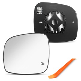 SNEMEEY Driver Side Mirror Replacement for Dodge Grand Caravan 2008-2020, Chrysler Town Country 2008-2016, RAM CV 2012-2015, 2009-2014 VW Routan Left Side Mirror Glass Power Heated 68026177AB