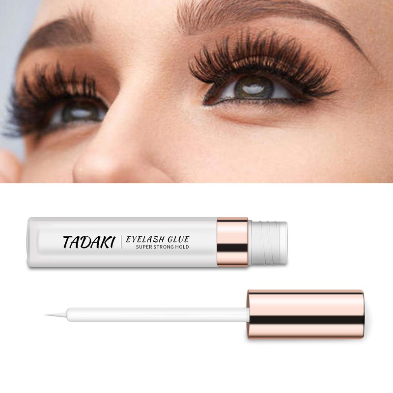 Tadaki Eyelashes Adhesive with Waterproof HoldClearLatex-Free, Professional Hypoallergenic Glue for