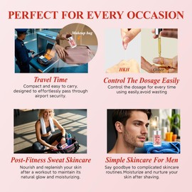 Pro-Retinol Serum For Face Anti-Aging Wrinkle 48 Capsules, Vitamin C Anti-Wrinkle,Vitamin A Retinol & Vitamin E Collagen Night Serum Oil For Women,Smoothing,Hydrating,Firming Skin Care,Travel Portable