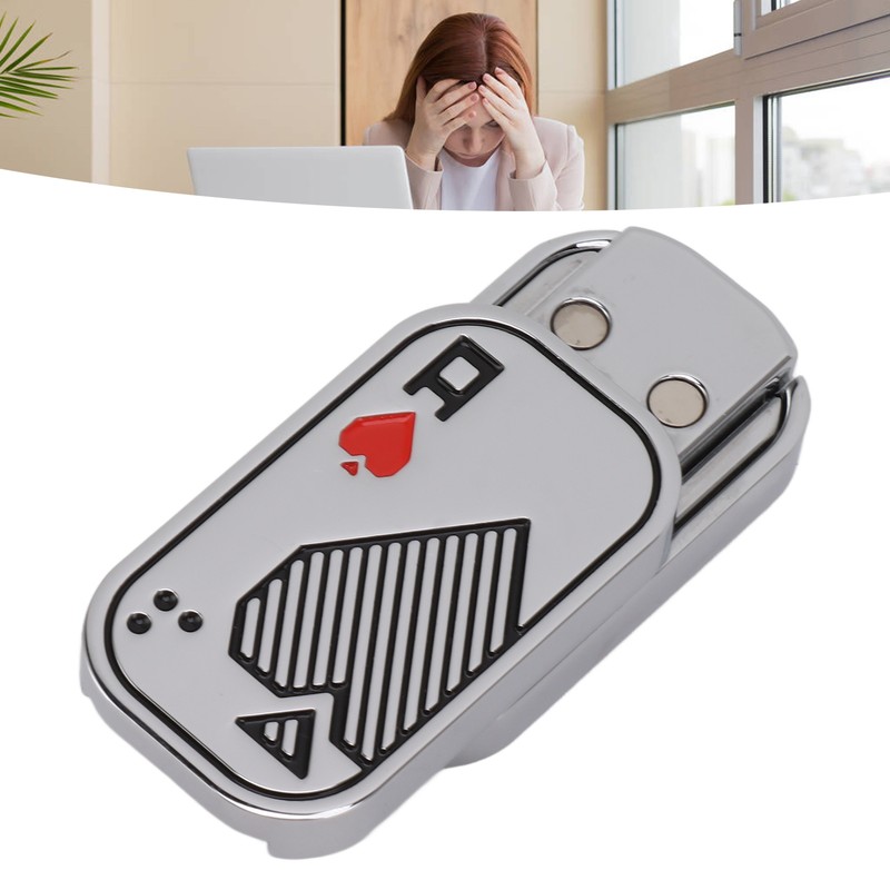 Metal ADHD 3 Layer Push Slider Toy Adult Office Travel