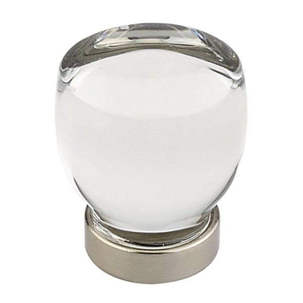 Emtek 86562 Juneau 1-1/8 Inch Mushroom Cabinet Knob - Nickel
