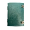Leather Journal Tree of Life Embossed Blank Diary, Handmade Paper