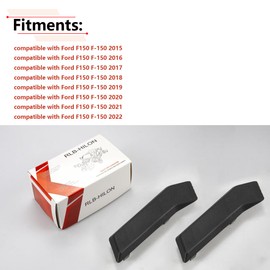 RLB-HILON - 2 fundas de agarre para estribo para lado del conductor, compatible con Ford F150 2015 2016 2017 2018 2019 2020 2021 2022 año, para FL3Z16491DA