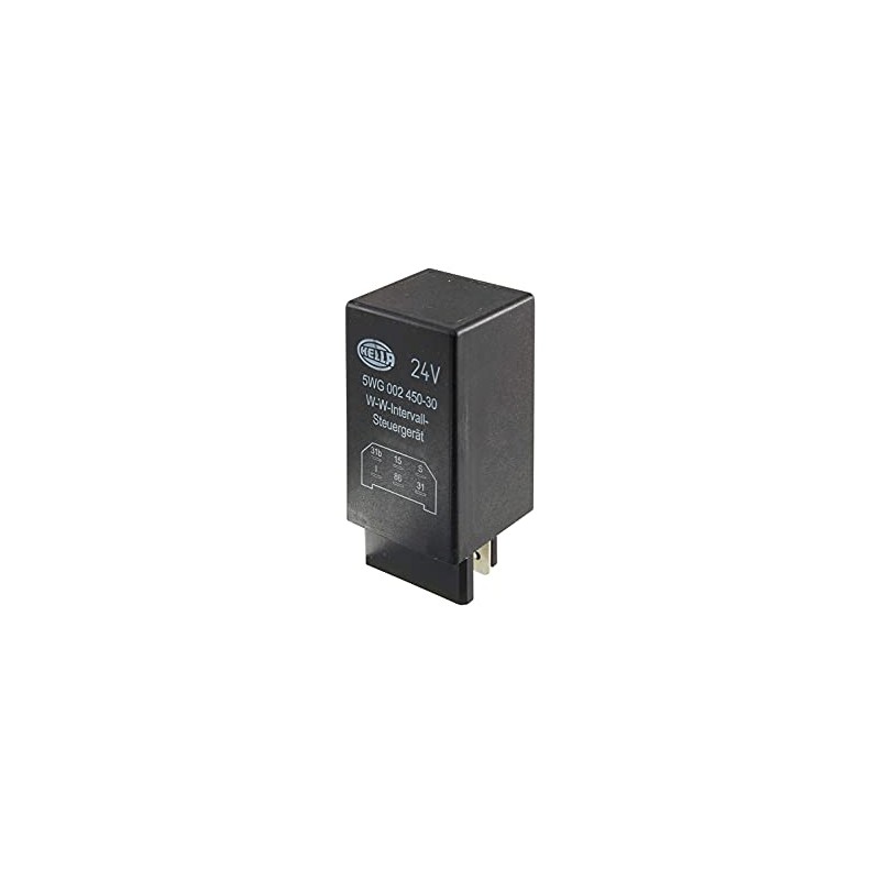 HELLA 5WG 002 450-301 Relay, wipe-/wash interval - 24V -