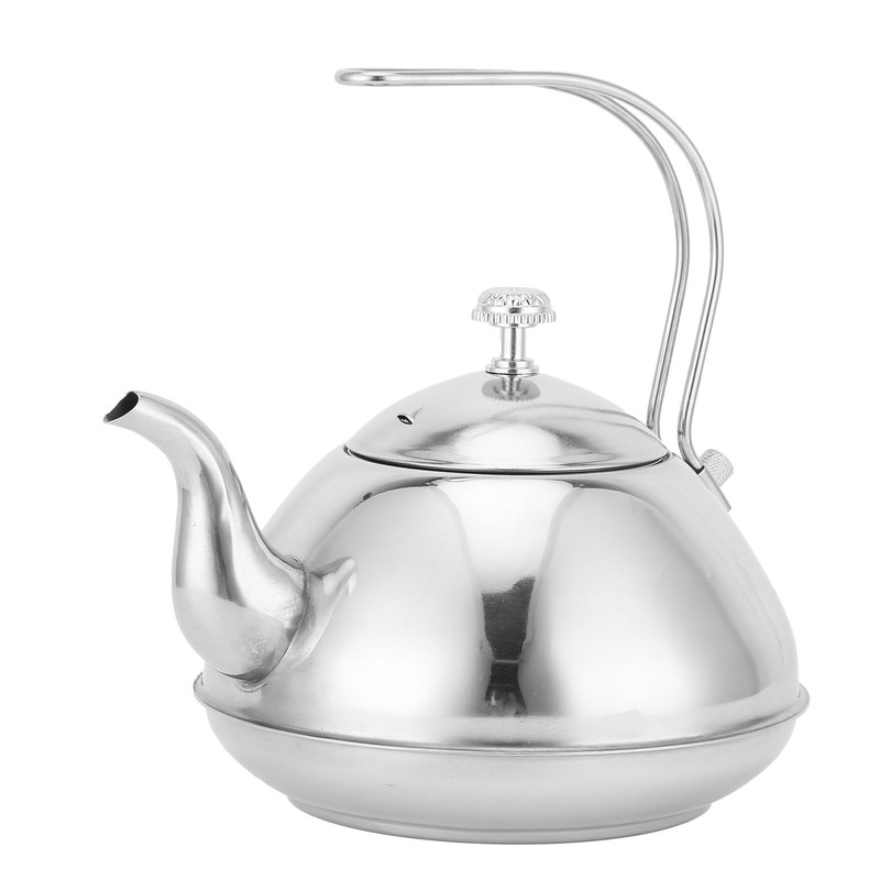 Stainless Steel Teapot with Tea Infuser Thickened NonMagnetic Kettle for