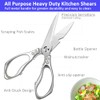 All Purpose Heavy Duty Shears, 2-Pack Kitchen Scissors for Food,