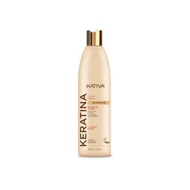 KATIVA Keratin Cystein Prot Shampoo, 355 ml, Vegetable Keratin, Cysteine, Proteins: Regenerate and Strengthen the Hair Strand from Root to Tip, Increases Hair Strength