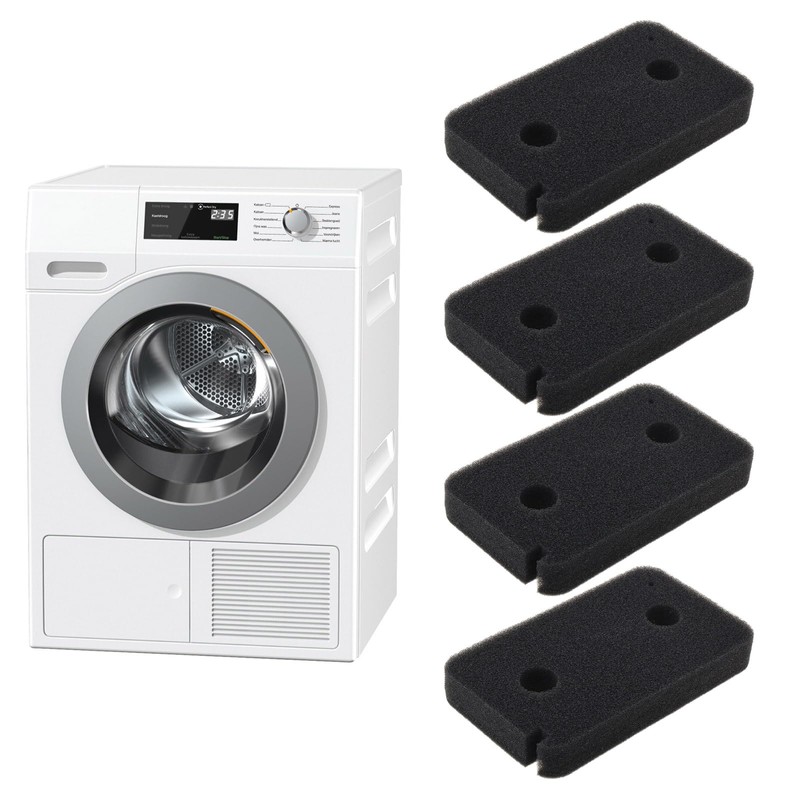 VGOL 4 Pcs Sponge Foam Filter Tumble Dryer Foam Filter