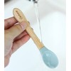 Ginbear Silicone Baby Spoons and Forks Self-feeding 12-18 Months, Soft-Tip