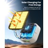 Eventek Solar Camping Lights 10000mAh, Rechargeable Solar Camping Lantern Up