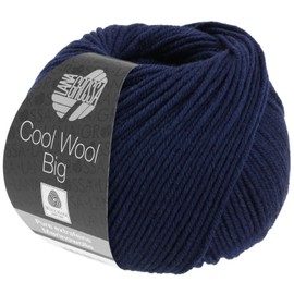 Lana Grossa Cool Wool Big, 630 Night Blue Yarn
