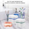 NyxSeat 2 Denture Bath Containers and 2 Denture Cleaning Brushes,