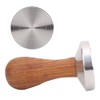 58mm Stainless Steel Coffee Tamper Wooden Handle Powder Pressing Tool