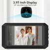Digital Peephole Doorbell Camera 3.97 Inch 200W HD 135° Wide
