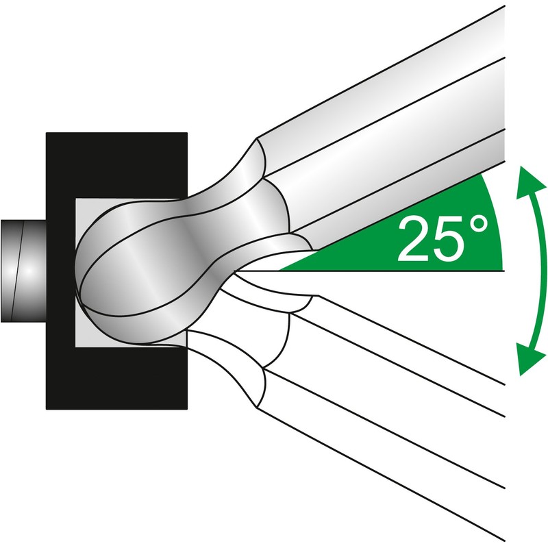 MATADOR 2 K T-Handle Screwdriver 4 MM Half-Hex - 0445