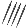 4Pcs Dreadlock Crochet Hook Double Ended Ergonomic Handle Anti Slip
