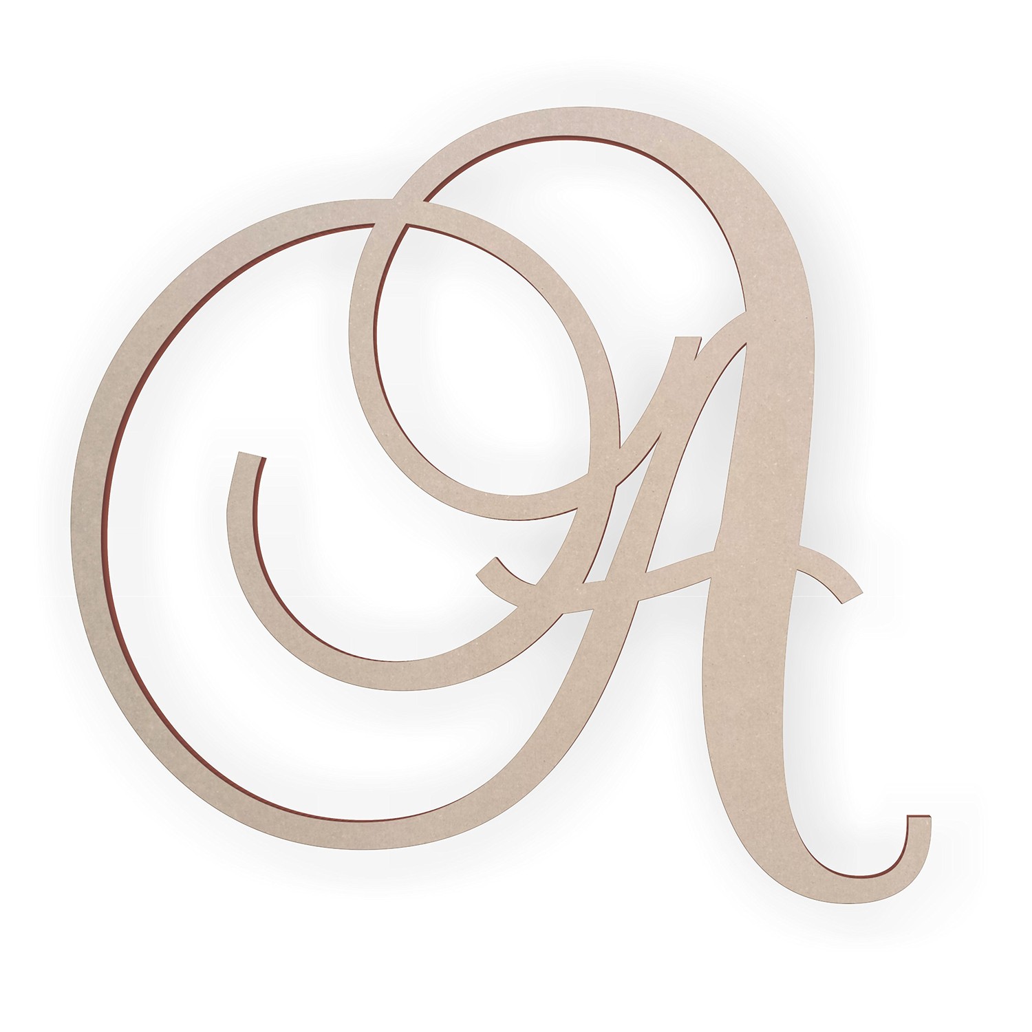 Jess and Jessica Wooden Letter A, Wooden Monogram Wall Hanging, Large ...