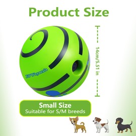 FPWzynexia Dog Toys,Interactive Dog Balls for Large Dogs,Durable Vinyl for Training, Teeth Cleaning & Energy Release