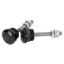 Bonnet Lock, Quick Release Latch, 2 Pieces, Universal Hood Pin, Bonnet Lock, Aluminium, Vehicle Hood Pins, Release, Push Button, Bumper, Bonnet (22 mm)