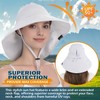 EINSKEY Women's Sun Hat with Neck Flap, UPF 50+ UV