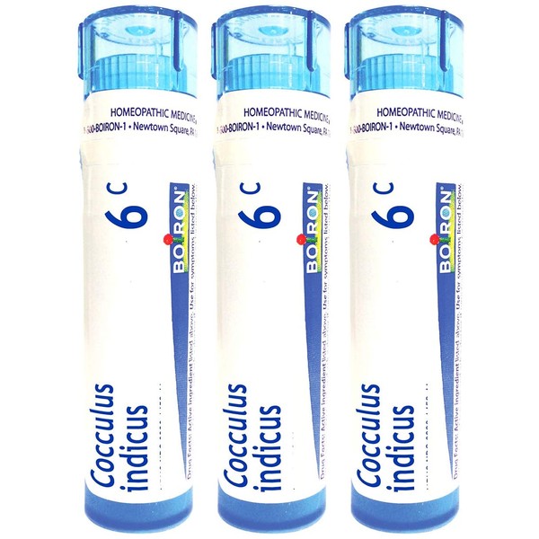 Boiron Cocculus Indicus 6C Homeopathic Medicine for Motion Sickness, 3Count