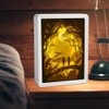 Papercut Light Box 3D LED Paper Carving Lamp Paper Carving