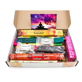 Luxflair Massive Incense / Incense Sticks for Meditation and Relaxation in Various Flavours - Set of 183