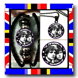 CREAM ROCK BAND ERIC CLAPTON  GINGER BAKER  BRACELET NECKLACE PIN