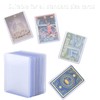 WAIZHIUA Pack of 100 Regular Toploader Card Cases, 35pt Protection