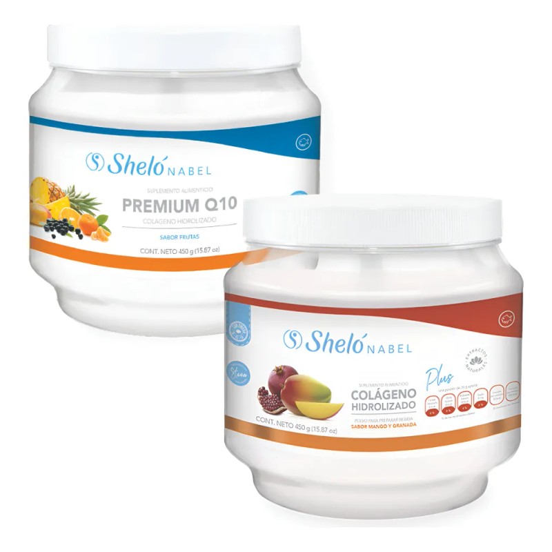 2 Pck Colágeno Hidrolizado Premium Q10 & Ác Hialuronico Plus