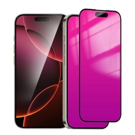 Heromiracle Heromiracle 2 Pack for iPhone 16 Pro Max Privacy Screen Protector Tempered Glass for iPhone16 ProMax Anti-Spy Film Anti-Blue Light with Installation Frame No Bubble (6.9 inch Pink)