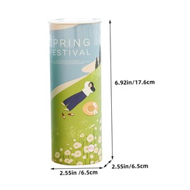 MAGICLULU 3Pcs Car Tissue Container Decorative Round Face Tissues for Car Office Travel Compact Cylinder Design Fits Cup Holders Practical Adorable Tissues for