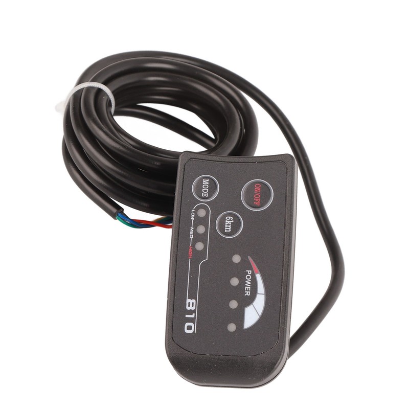 Electric Bicycle 810 LED Display With 5 Wire Cable Control