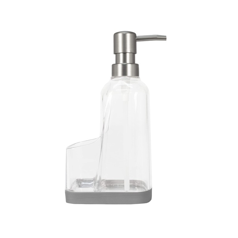 Spectrum Cora Kitchen Soap Dispenser with Sponge Holder for Kitchen