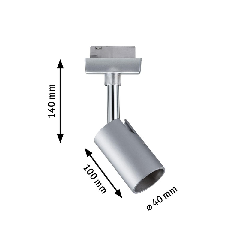 Paulmann 95329 Pure I URail Individual spot GU10 max. 10W