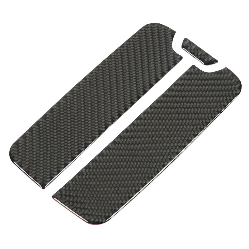 Rear Armrest Box Panel Trim Real Carbon Fiber Decoration Replacement