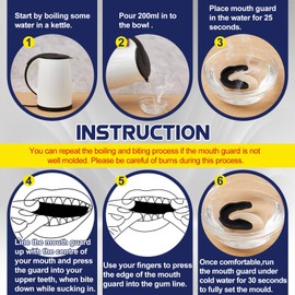 BBTO 10 Pack Sports Mouth Guard, Moldable Breathable Mouthguard with Perforation for Men Women Adult Team Sports