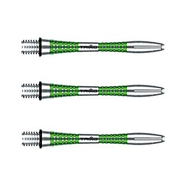 WINMAU Triad Aluminium Green Short Shafts (Shafts) - 1 Set Per Pack (Total 3 Shafts)